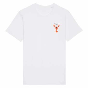Ciao! Lobster Organic Cotton T-Shirt – White