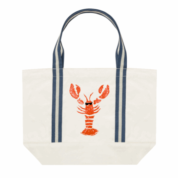 Organic Cotton Boat Lobster Bag π¦ (Red Design)
