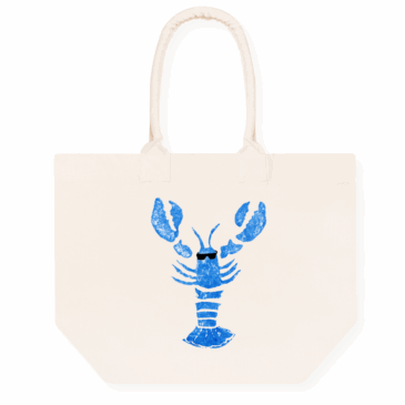 Fairtrade Cotton Deck Lobster Bag π¦ (Blue design)