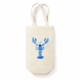 Fairtrade Cotton Wine Bottle Lobster Bag 🦞 🍷
