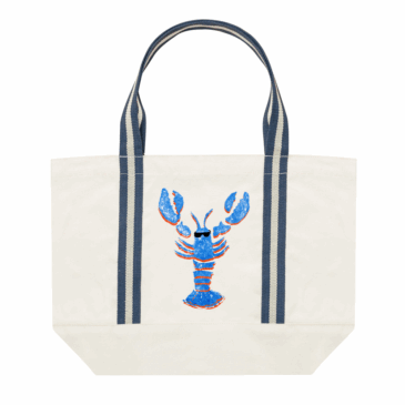 Organic Cotton Lobster Boat Bag π¦ (Two tone design)