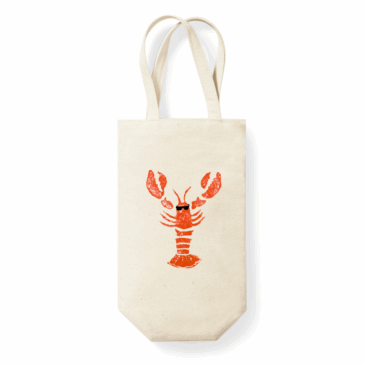 Fairtrade Cotton Wine Bottle Lobster Bag π¦ π·